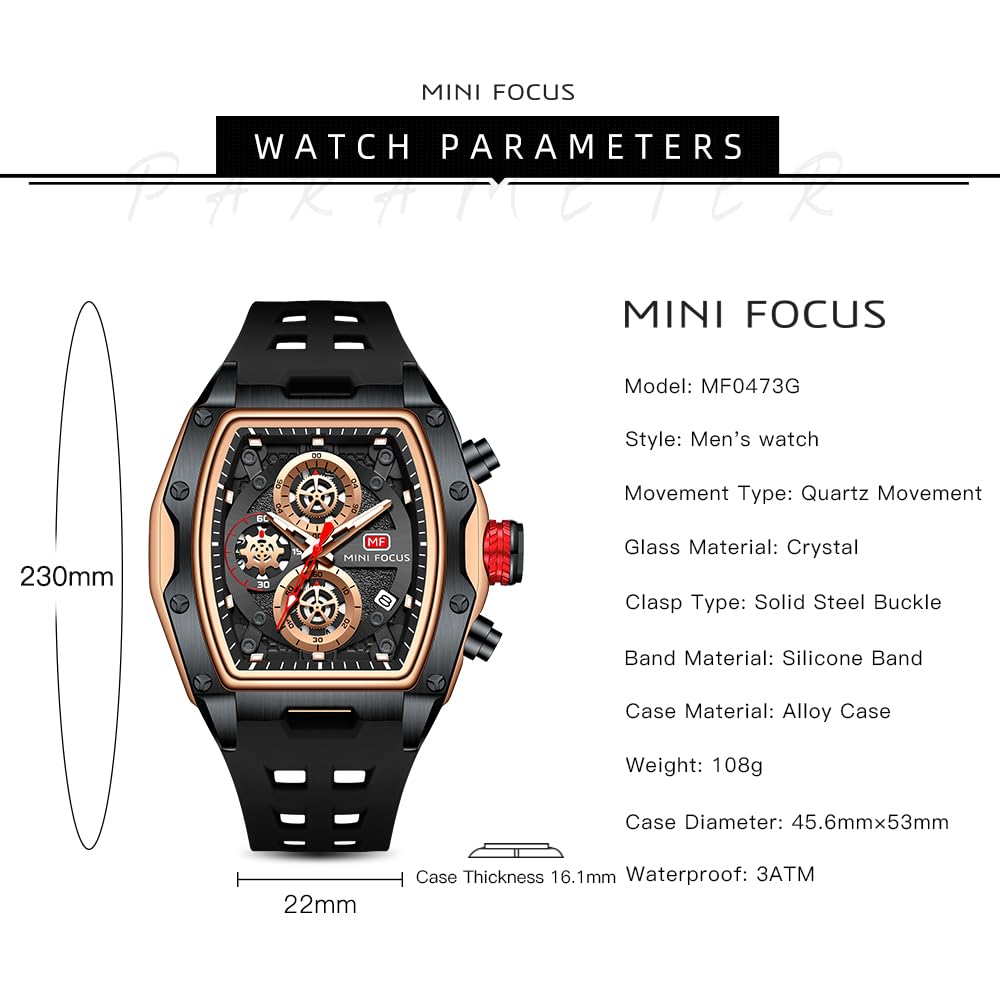 MINI FOCUS Mechanical-Tech Chronograph