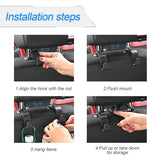 Car Headrest Hooks 4 Pack Backseat Organizer for Bags & Groceries