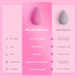5PCS Makeup Sponge Set Latex Free Beauty Blender Soft Foundation Sponge