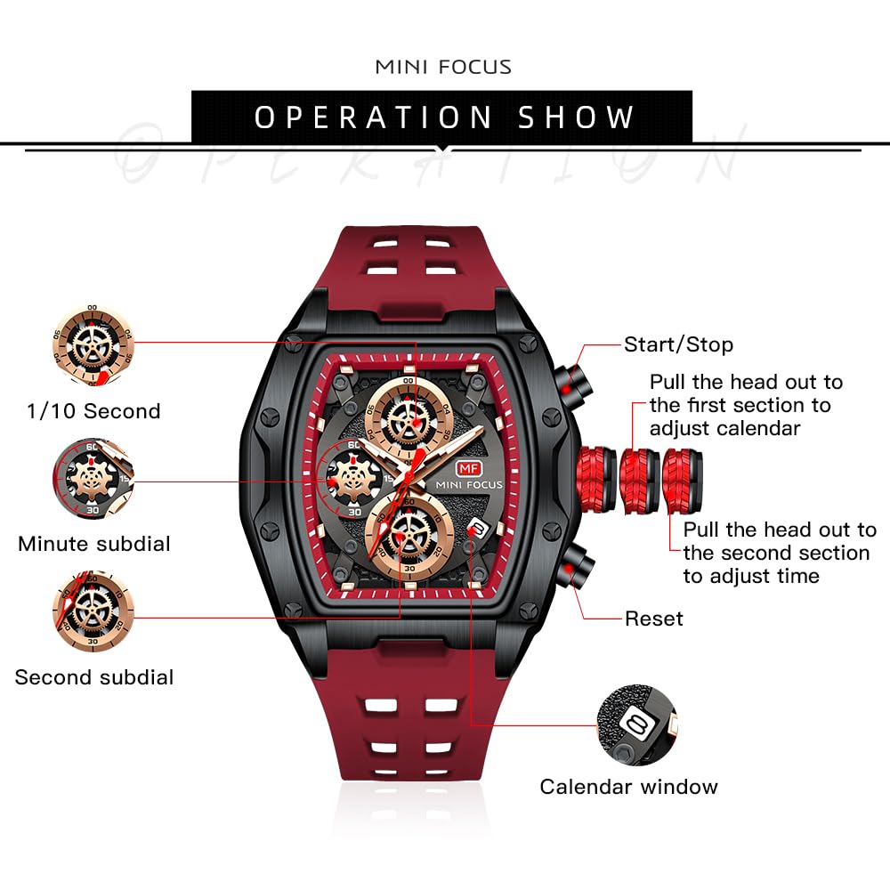 MINI FOCUS Mechanical-Tech Chronograph