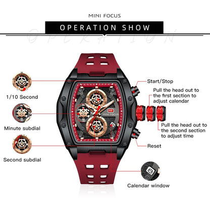 MINI FOCUS Mechanical-Tech Chronograph