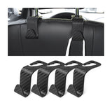 Car Headrest Hooks 4 Pack Backseat Organizer for Bags & Groceries