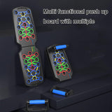 15-in-1 Push Up Board Foldable Home Gym with Handles & Resistance Bands