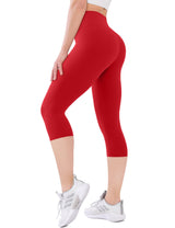 goobingoo High-Waisted Yoga Leggings - Tummy Control Squat-Proof Pants with Pockets