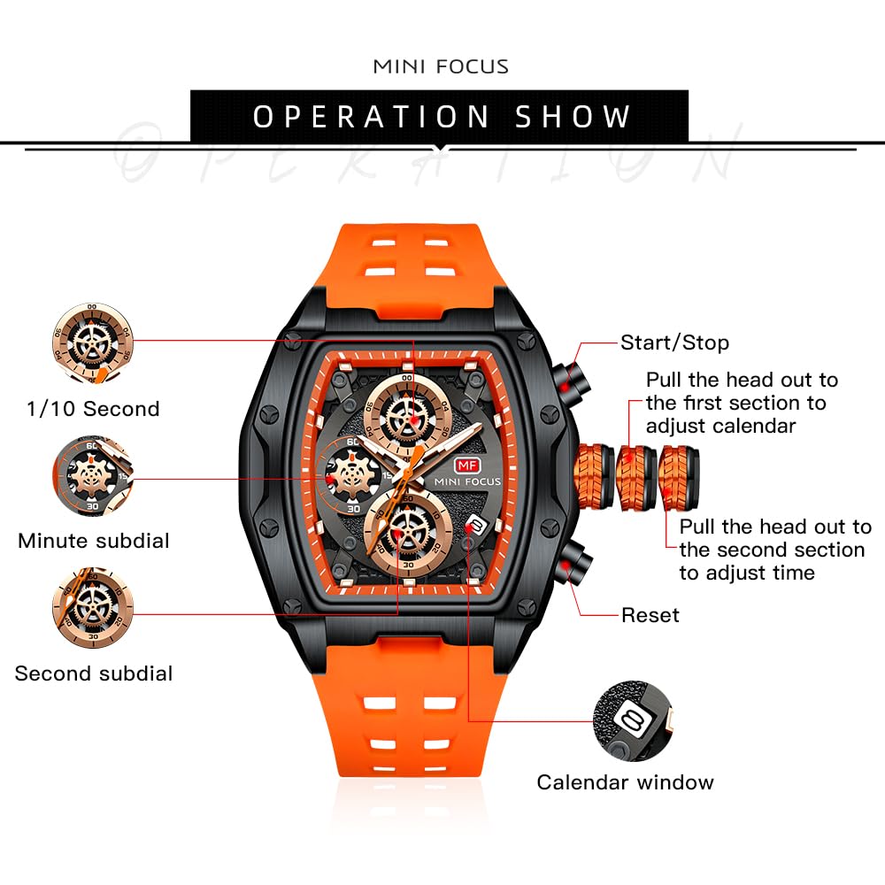 MINI FOCUS Mechanical-Tech Chronograph