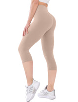 goobingoo High-Waisted Yoga Leggings - Tummy Control Squat-Proof Pants with Pockets
