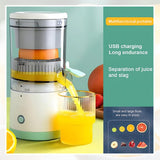 Portable Electric Citrus Juicer USB-C Rechargeable One-Touch