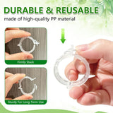 100PCS Plant Support Clips for Tomato Vines Garden Plant Fixing Clips
