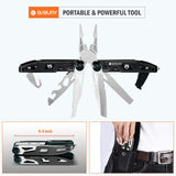 goobingoo 21-in-1 Stainless Steel Multitool - Heavy Duty Pliers & Pocket Knife Gear