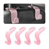 Car Headrest Hooks 4 Pack Backseat Organizer for Bags & Groceries