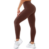 goobingoo High-Waisted Yoga Leggings - Tummy Control Squat-Proof Pants with Pockets