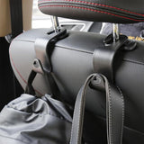 Car Headrest Hooks 4 Pack Backseat Organizer for Bags & Groceries