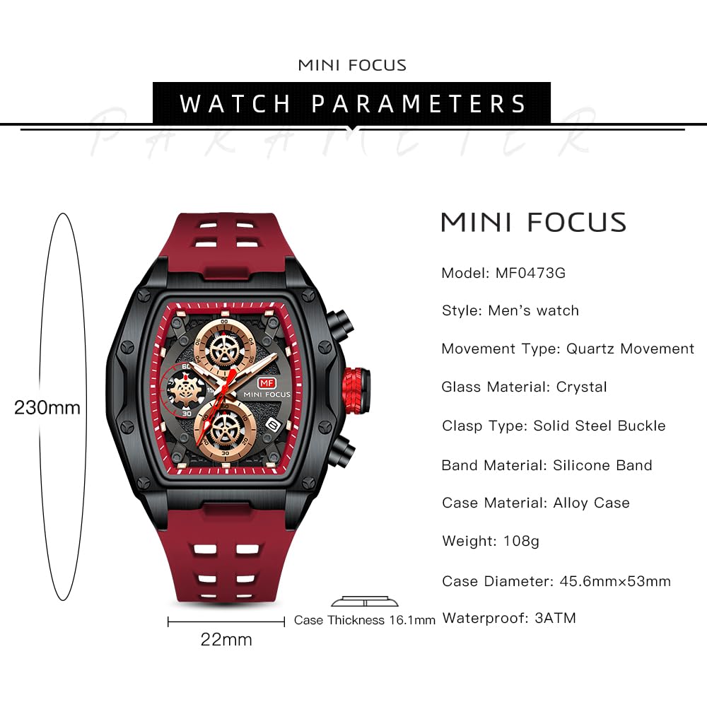 MINI FOCUS Mechanical-Tech Chronograph