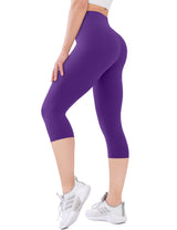 goobingoo High-Waisted Yoga Leggings - Tummy Control Squat-Proof Pants with Pockets