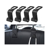 Car Headrest Hooks 4 Pack Backseat Organizer for Bags & Groceries