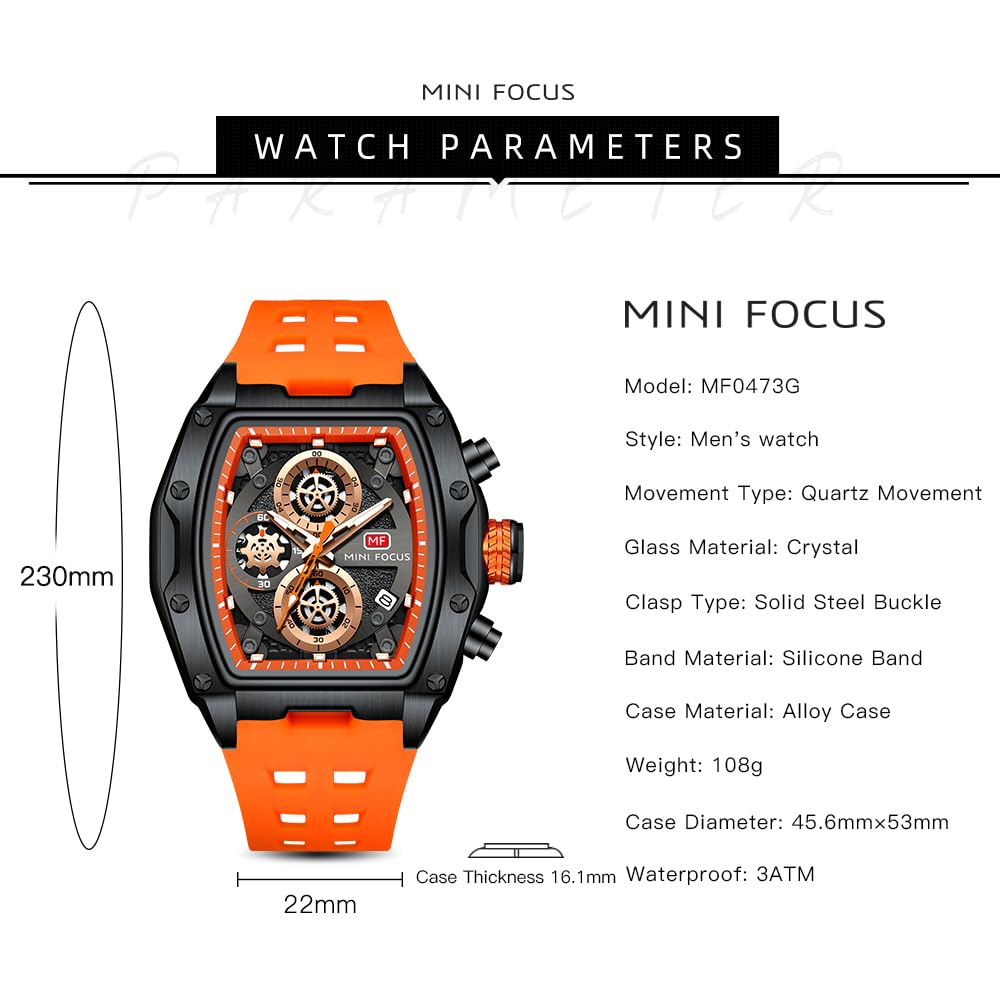 MINI FOCUS Mechanical-Tech Chronograph