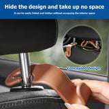 Car Headrest Hooks 4 Pack Backseat Organizer for Bags & Groceries