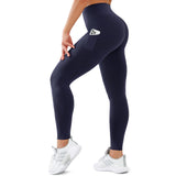 goobingoo High-Waisted Yoga Leggings - Tummy Control Squat-Proof Pants with Pockets