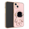 3D Astronaut Anti-Drop Phone Case with Electroplated Stand My Store