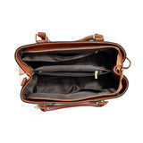 Women’s Colorblock Handbag – Large-Capacity Tote & Shoulder Crossbody Bag, Stylish Commuter & Mom Bag