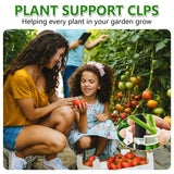 100PCS Plant Support Clips for Tomato Vines Garden Plant Fixing Clips