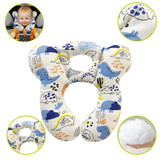 goobingoo Ergonomic Baby Travel Neck Pillow - Infant Head & Neck Support for Car Seats & Strollers