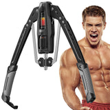Hydraulic Arm Trainer Adjustable 22-440lb Chest Expander Home Gym