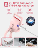 goobingoo Smart Electric Heated Eyelash Curler - 24H Long-Lasting Quick Thermal Lift