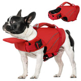 Dog Life Jacket with Front Float Adjustable Pet Swim Vest