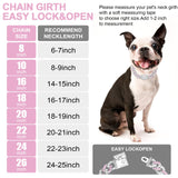 Gold Cuban Link Dog Collar Diamond Luxury Pet Necklace