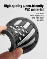 American Flag Car Cup Holder Coasters 4 Pack Anti-Slip 2.75" Black, Grey, colorful