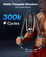 Hydraulic Arm Trainer Adjustable 22-440lb Chest Expander Home Gym