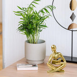 Thinker Statue Abstract Reading Sculpture Modern Home Office Shelf Decor