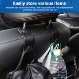 Car Headrest Hooks 4 Pack Backseat Organizer for Bags & Groceries