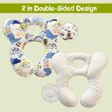 goobingoo Ergonomic Baby Travel Neck Pillow - Infant Head & Neck Support for Car Seats & Strollers