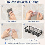 goobingoo Home, 8 floating spice rack, wall mounted organizer, hanging kitchen shelves, metal wire spice organizer, pantry storage racks, cabinet door shelves, seasoning bottle holder, rustic kitchen tier, hanging hooks organizer