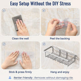 goobingoo Home, 8 floating spice rack, wall mounted organizer, hanging kitchen shelves, metal wire spice organizer, pantry storage racks, cabinet door shelves, seasoning bottle holder, rustic kitchen tier, hanging hooks organizer
