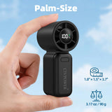 goobingoo Handheld Portable Turbo Mini Fan - 13000 RPM High Speed Rechargeable Fan