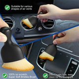 Car Interior Cleaning Kit Brush & Gel Vent Duster Auto Detailing Tools
