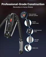 Hydraulic Arm Trainer Adjustable 22-440lb Chest Expander Home Gym