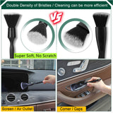 Car Interior Cleaning Kit Brush & Gel Vent Duster Auto Detailing Tools