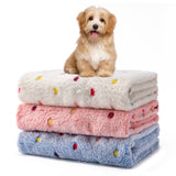 3-Pack Soft Fleece Pet Blankets – Cozy Flannel for Dogs & Cats