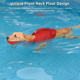Dog Life Jacket with Front Float Adjustable Pet Swim Vest