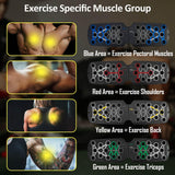 15-in-1 Push Up Board Foldable Home Gym with Handles & Resistance Bands