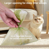 256 Count Lavender Dog Poop Bags Leakproof Eco Pet Waste Bags
