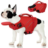 Dog Life Jacket with Front Float Adjustable Pet Swim Vest