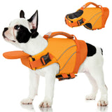 Dog Life Jacket with Front Float Adjustable Pet Swim Vest