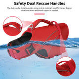 Dog Life Jacket with Front Float Adjustable Pet Swim Vest