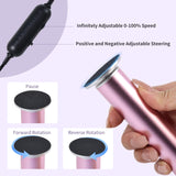 goobingoo Electric Foot Callus Remover - Professional Pedicure Sander with 120pcs Sandpaper Discs