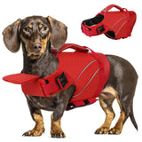 Dog Life Jacket with Front Float Adjustable Pet Swim Vest